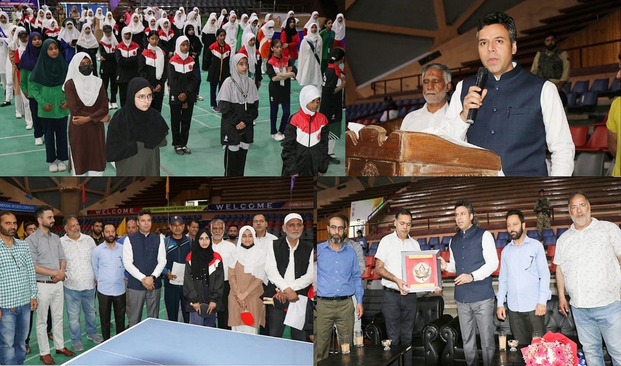 'DC Srinagar inaugurates Inter-Zonal Sports competitions at Indoor Stadium'